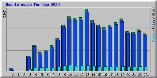 Hourly usage for May 2024