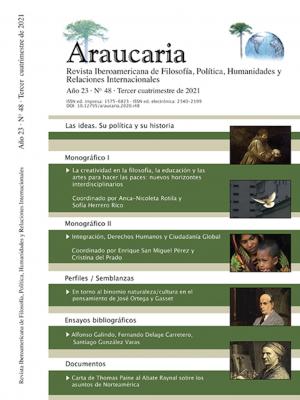 Araucaria. Revista Iberoamericana de Filosofía, Política, Humanidades y Relaciones Internacionales  LAS IDEAS. SU POLÍTICA Y SU HISTORIA