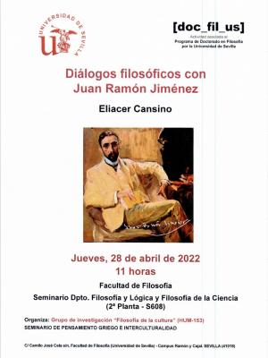 "Diálogos filosóficos con Juan Ramón Jiménez"