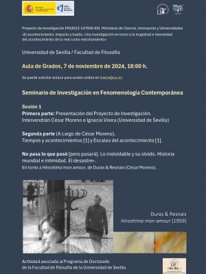 Seminario de Investigación en Fenomenología Contemporánea