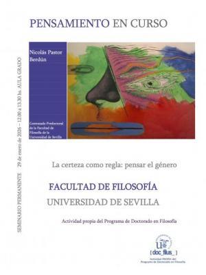 Seminario Permanente Pensamiento en Curso (Actividad Formativa Propia del Programa de Doctorado): Charla del Doctorando Nicolás Pastor Berdún
