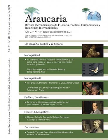 Araucaria. Revista Iberoamericana de Filosofía, Política, Humanidades y Relaciones Internacionales  LAS IDEAS. SU POLÍTICA Y SU HISTORIA