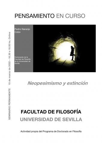 Programa de Doctorado en Filosofía: SEMINARIO PERMANENTE "Pensamiento en Curso" 15/03/22