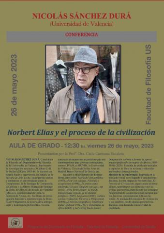 NICOLÁS SÁNCHEZ DURÁN (Universidad de Valencia) Conferencia "Norbert Elias y el proceso de civilización"