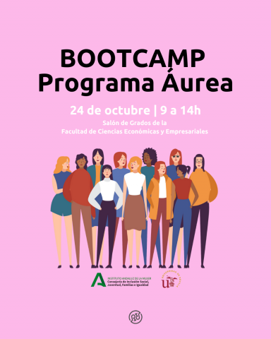 bootcamp para dar a conocer el IV Programa Áurea de Emprendimiento femenino,