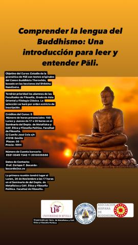 Curso Comprender la lengua del Buddhismo: Una introducción para leer y entender Pali