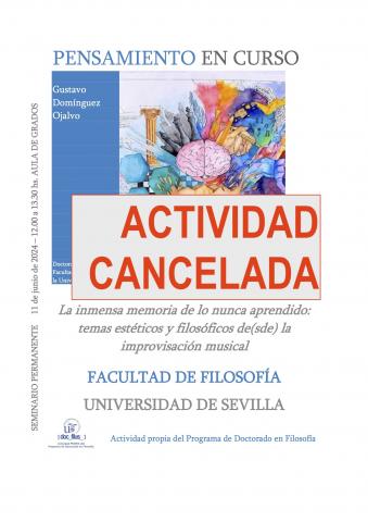 actividad cancelada